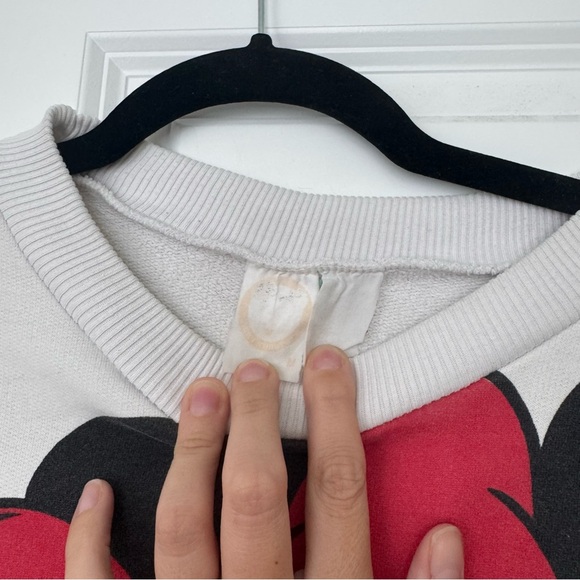 Disney Minnie Mouse Vintage 80s Graphic Crewneck Sweatshirt Medium - Picture 3 of 4